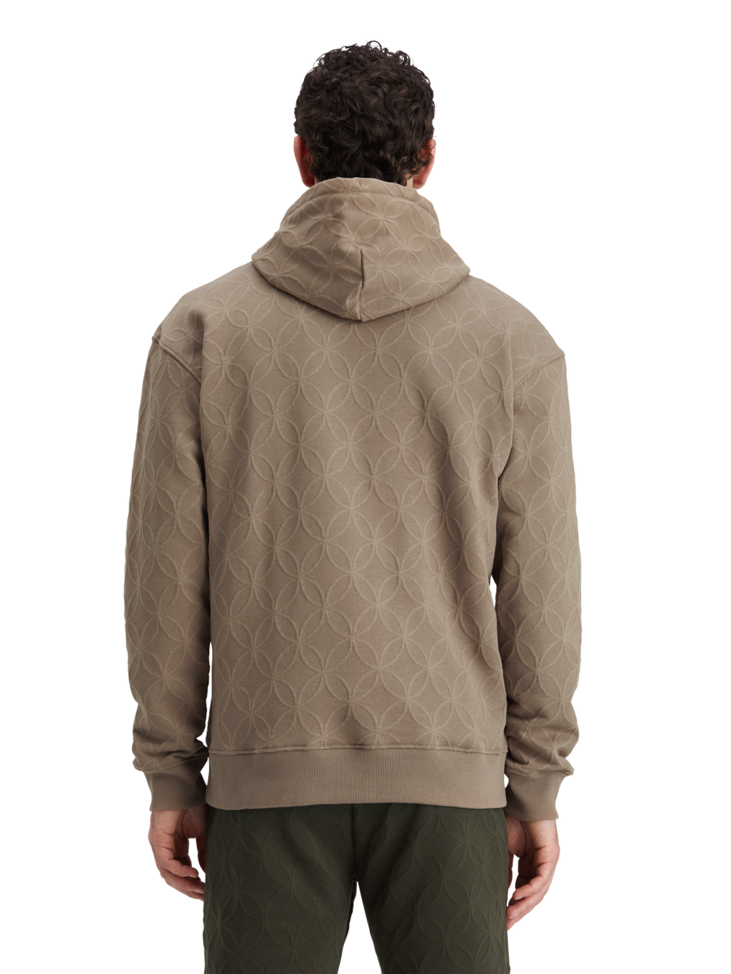 JACQUARD TERRY HOODIE