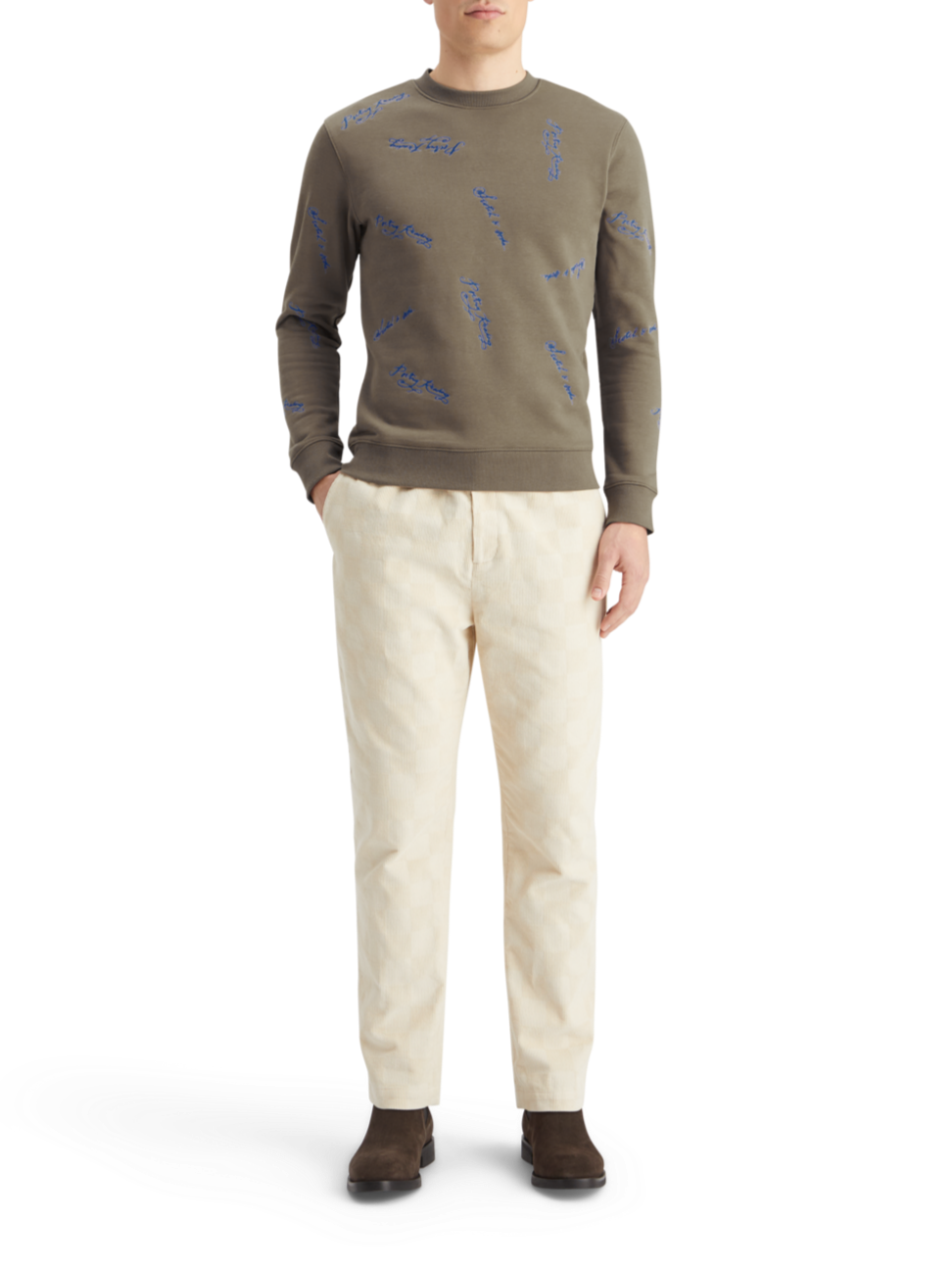 EMBROIDERED SWEATSHIRT