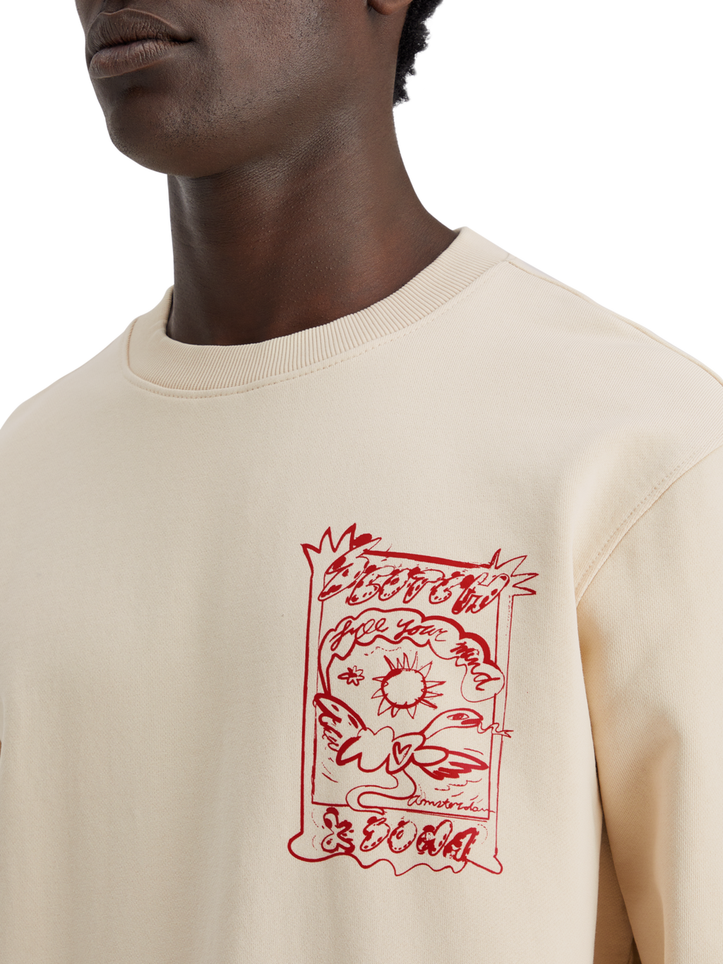 FRONT CHEST ARTWORK SWEATSHIRT