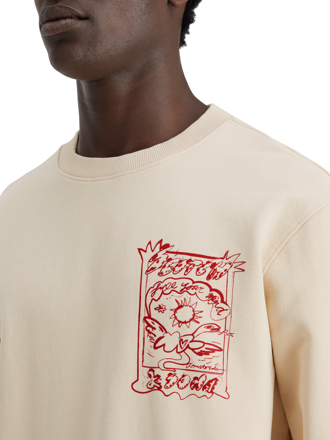 FRONT CHEST ARTWORK SWEATSHIRT