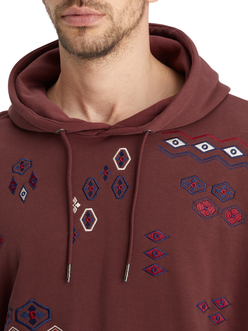 EMBROIDERED ARTWORK HOODIE