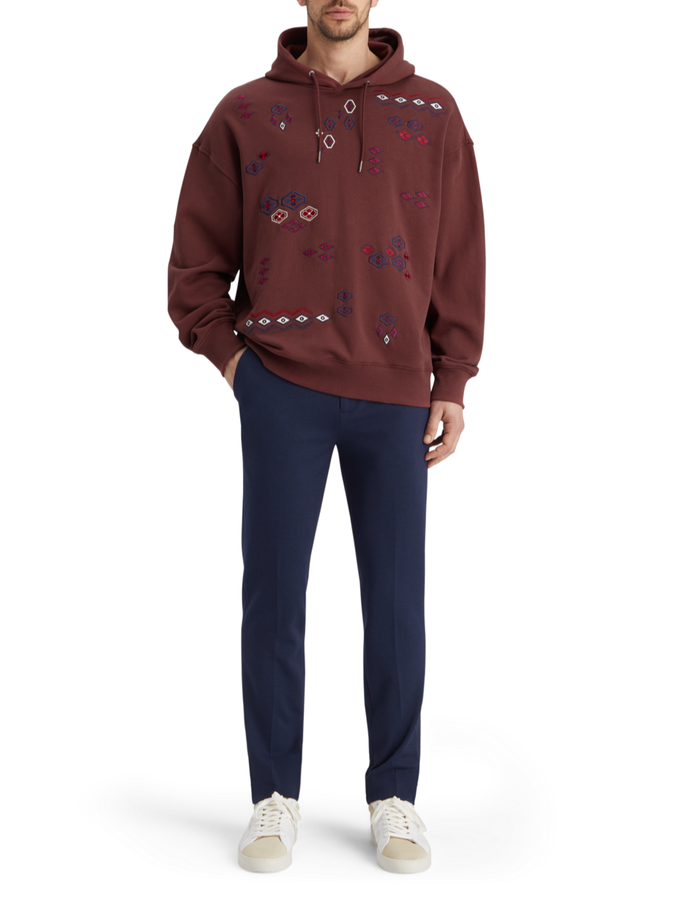 EMBROIDERED ARTWORK HOODIE