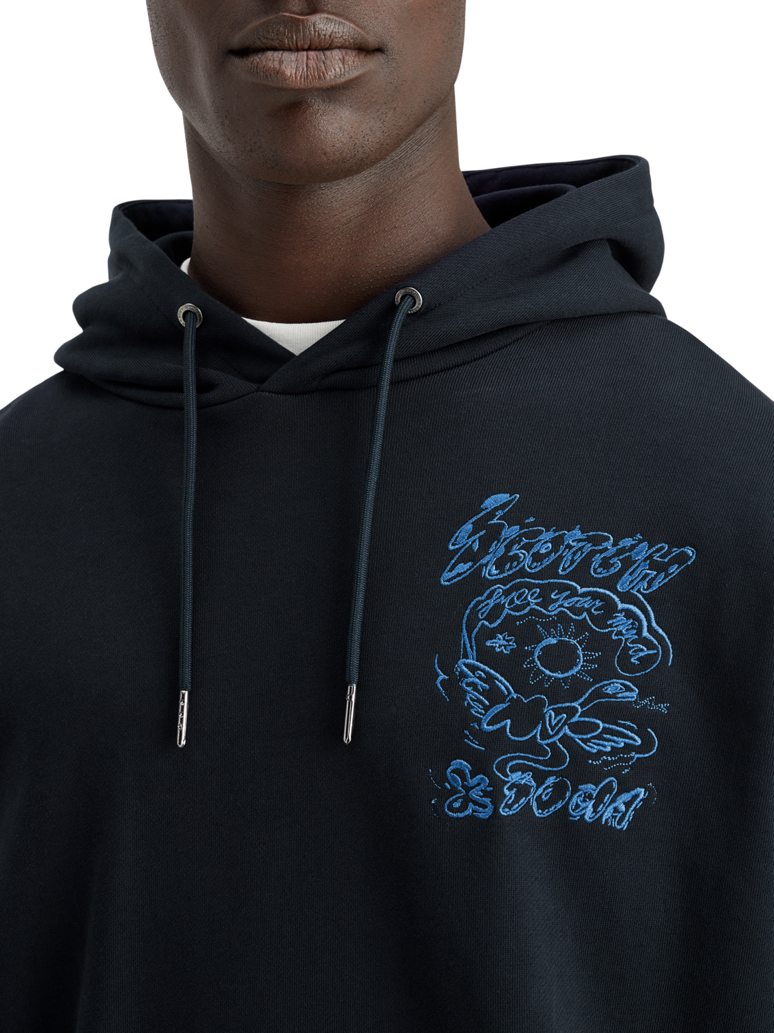 EMBROIDERED ARTWORK HOODIE