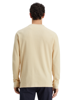 REGULAR FIT WAFFLE T-SHIRT LS