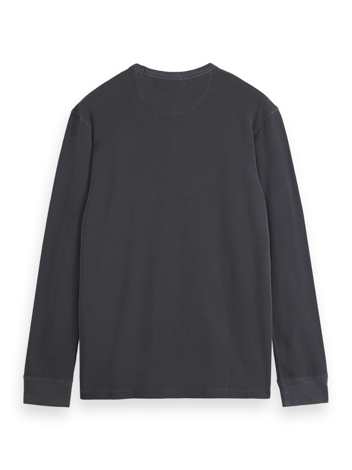 REGULAR FIT WAFFLE T-SHIRT LS