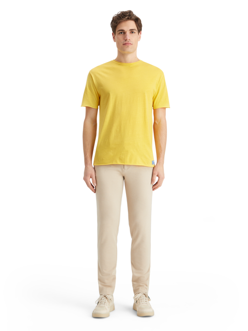 RELAXED FIT RAW EDGE T-SHIRT