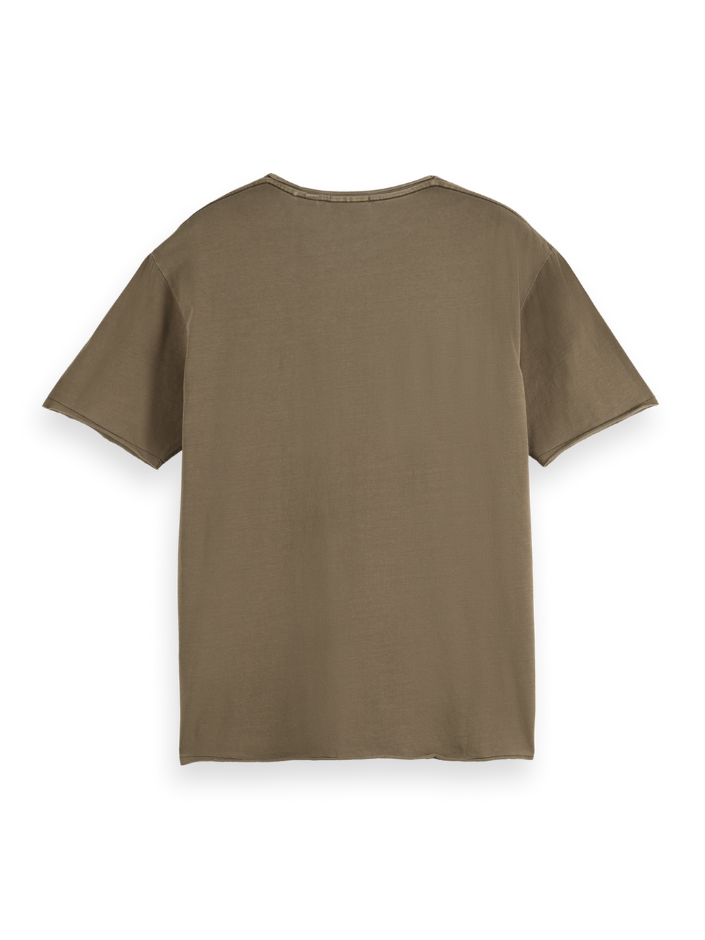 RELAXED FIT RAW EDGE T-SHIRT
