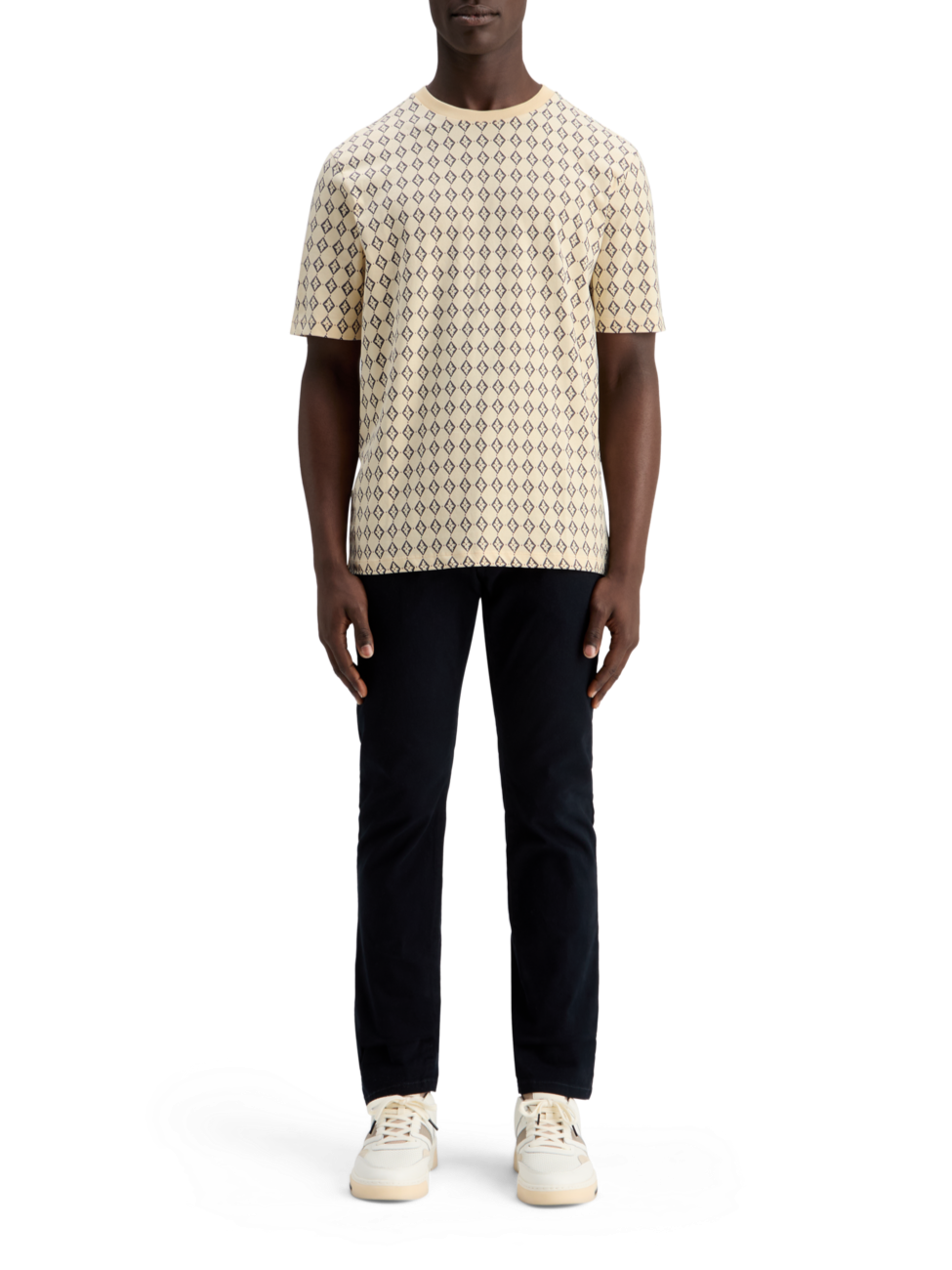 REGULAR FIT MINI ALL OVER PRINT T-SHIRT