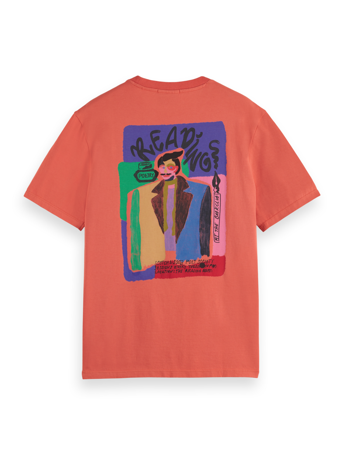 “Scotch & Soda” バックプリントアートワークTシャツ W-B Regular fit front back artwork t-shirt – Scotch & Soda Amsterdam