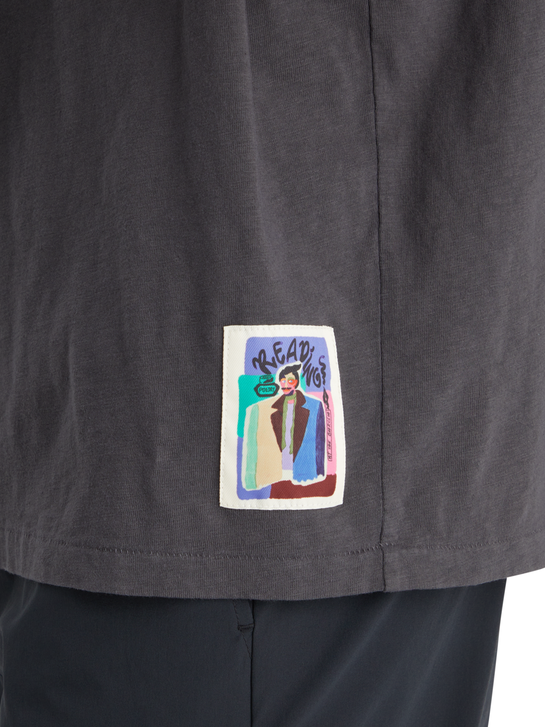 LOOSE FIT IRREGULAR DYED ARTWORK T-SHIRT