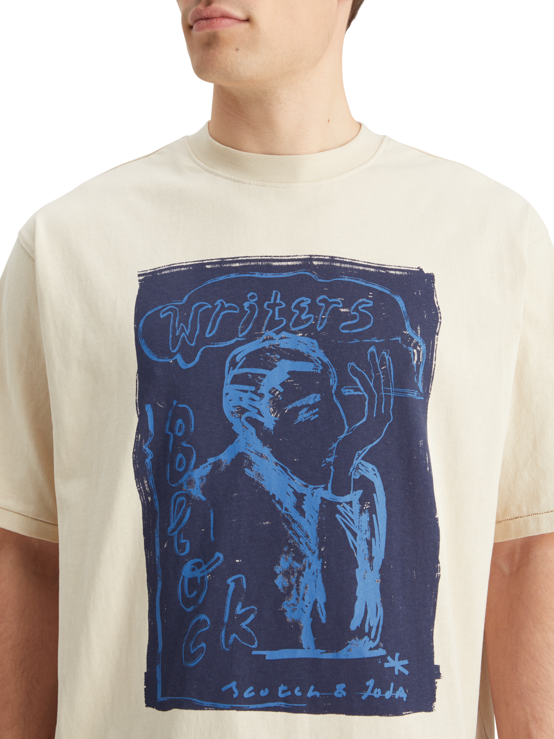 LOOSE FIT FRONT PRINTED ARTWORK T-SHIRT