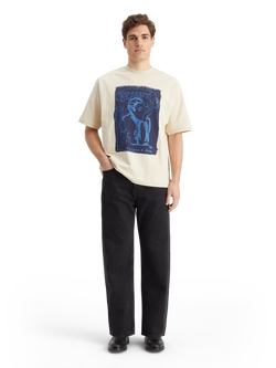 LOOSE FIT FRONT PRINTED ARTWORK T-SHIRT