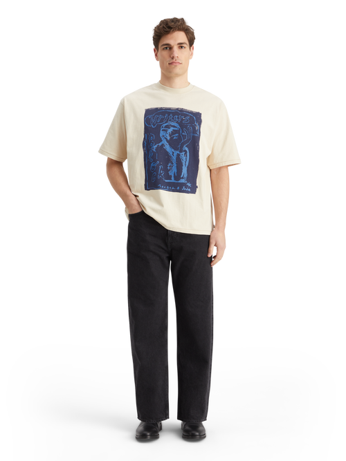 LOOSE FIT FRONT PRINTED ARTWORK T-SHIRT