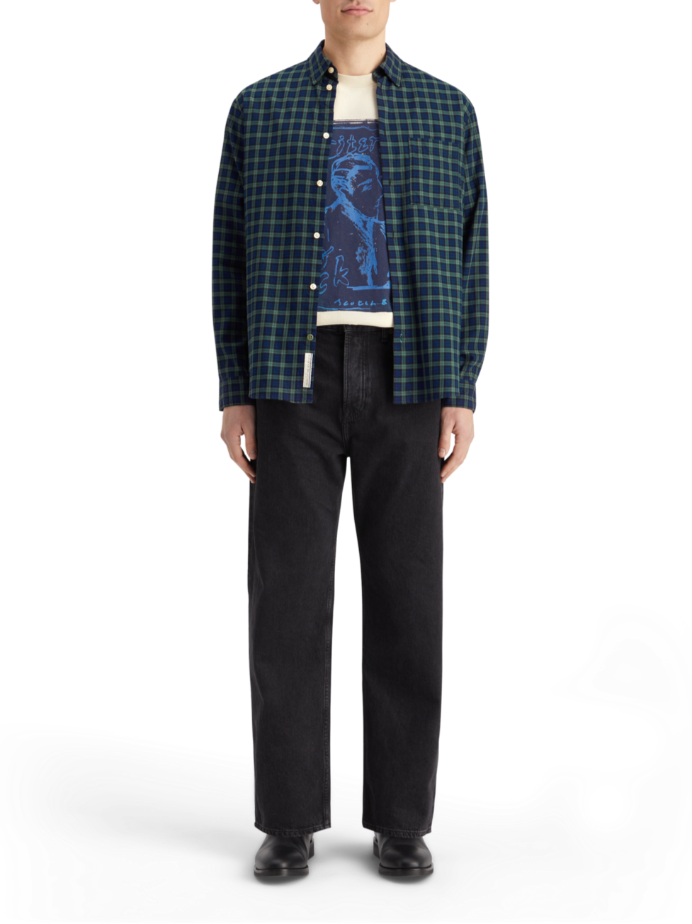 LOOSE FIT FRONT PRINTED ARTWORK T-SHIRT
