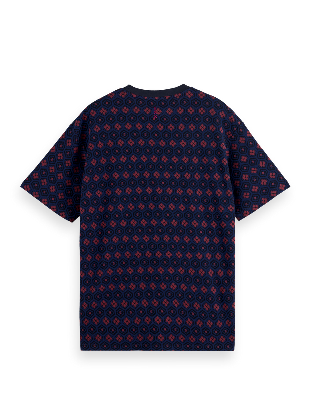 RELAXED FIT JACQUARD T-SHIRT