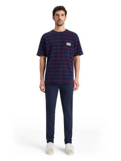 RELAXED FIT JACQUARD T-SHIRT