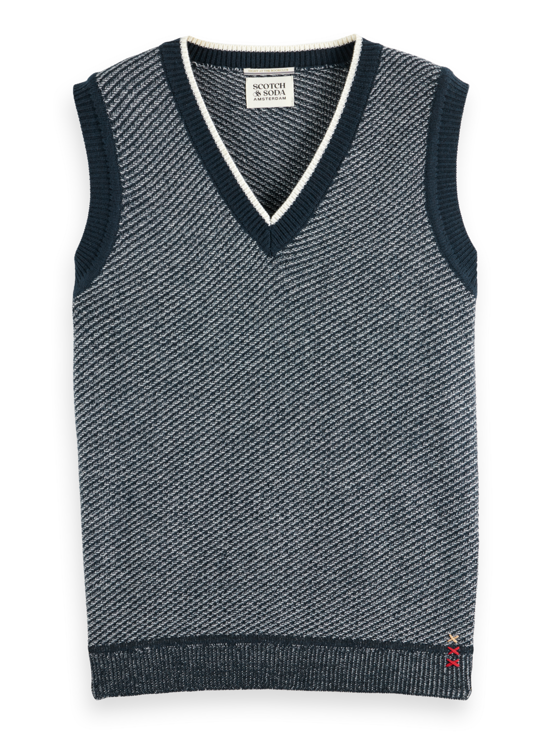 V-NECK VEST SPECIAL STITCH