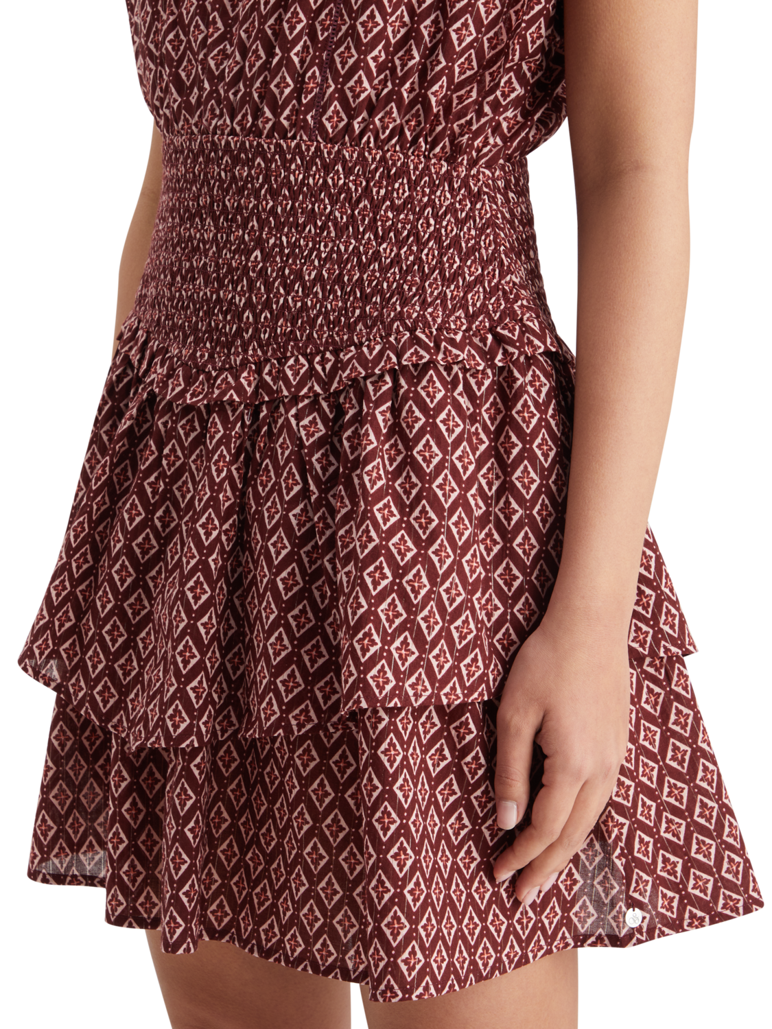 MINI DRESS WITH SMOCK