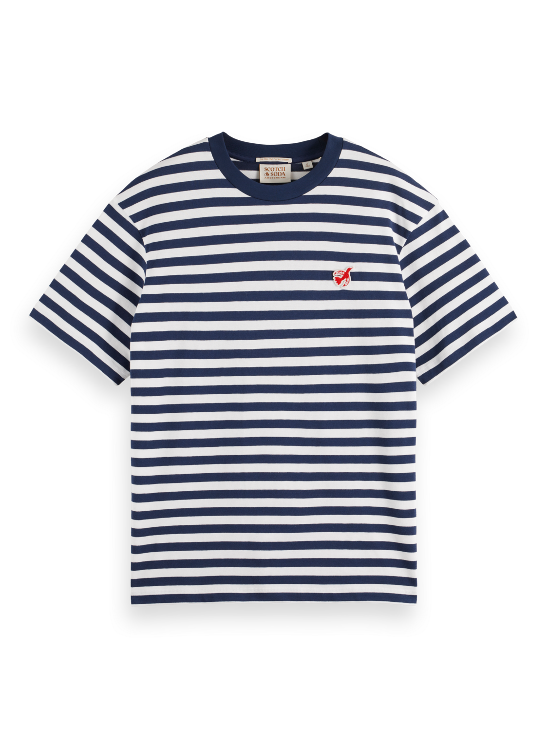 CORE - THE FREE SPIRIT PEACE BIRD STRIPED T-SHIRT