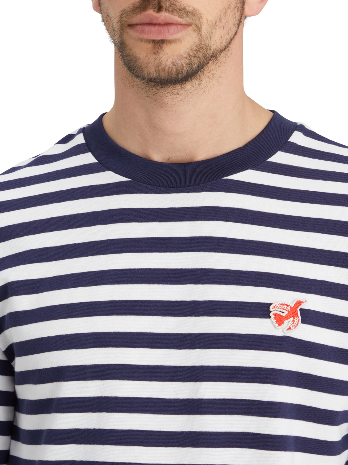 CORE - THE FREE SPIRIT PEACE BIRD STRIPED T-SHIRT