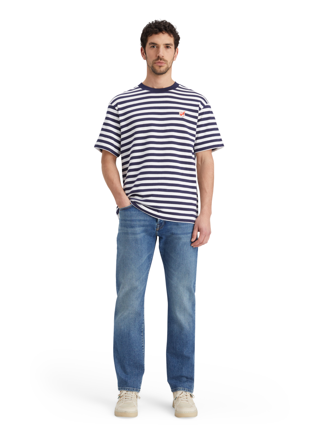 CORE - THE FREE SPIRIT PEACE BIRD STRIPED T-SHIRT