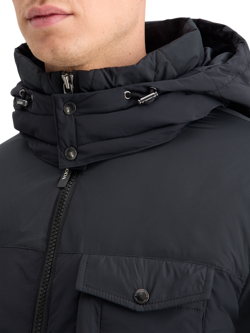 HOODED PUFFER JACKET