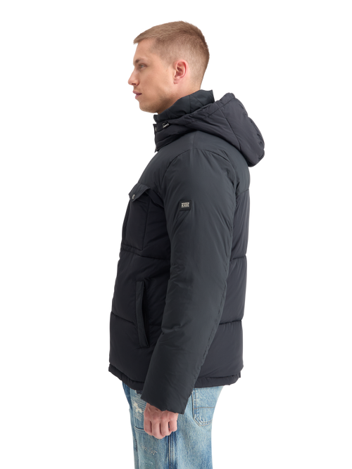 HOODED PUFFER JACKET