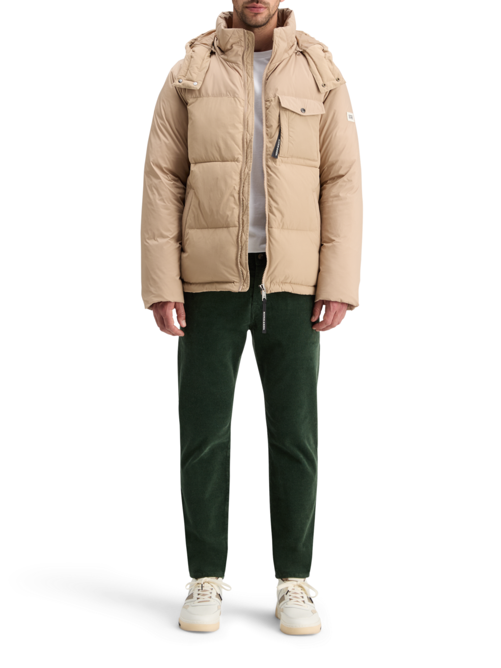 HOODED PUFFER JACKET