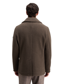 WOOL BLEND PEACOAT