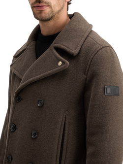 WOOL BLEND PEACOAT