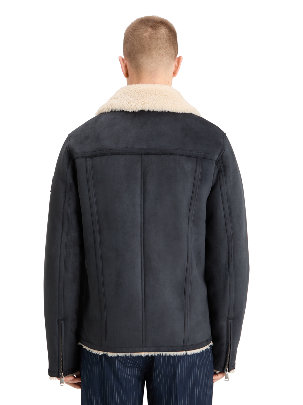 FAUX SHEERLING JACKET