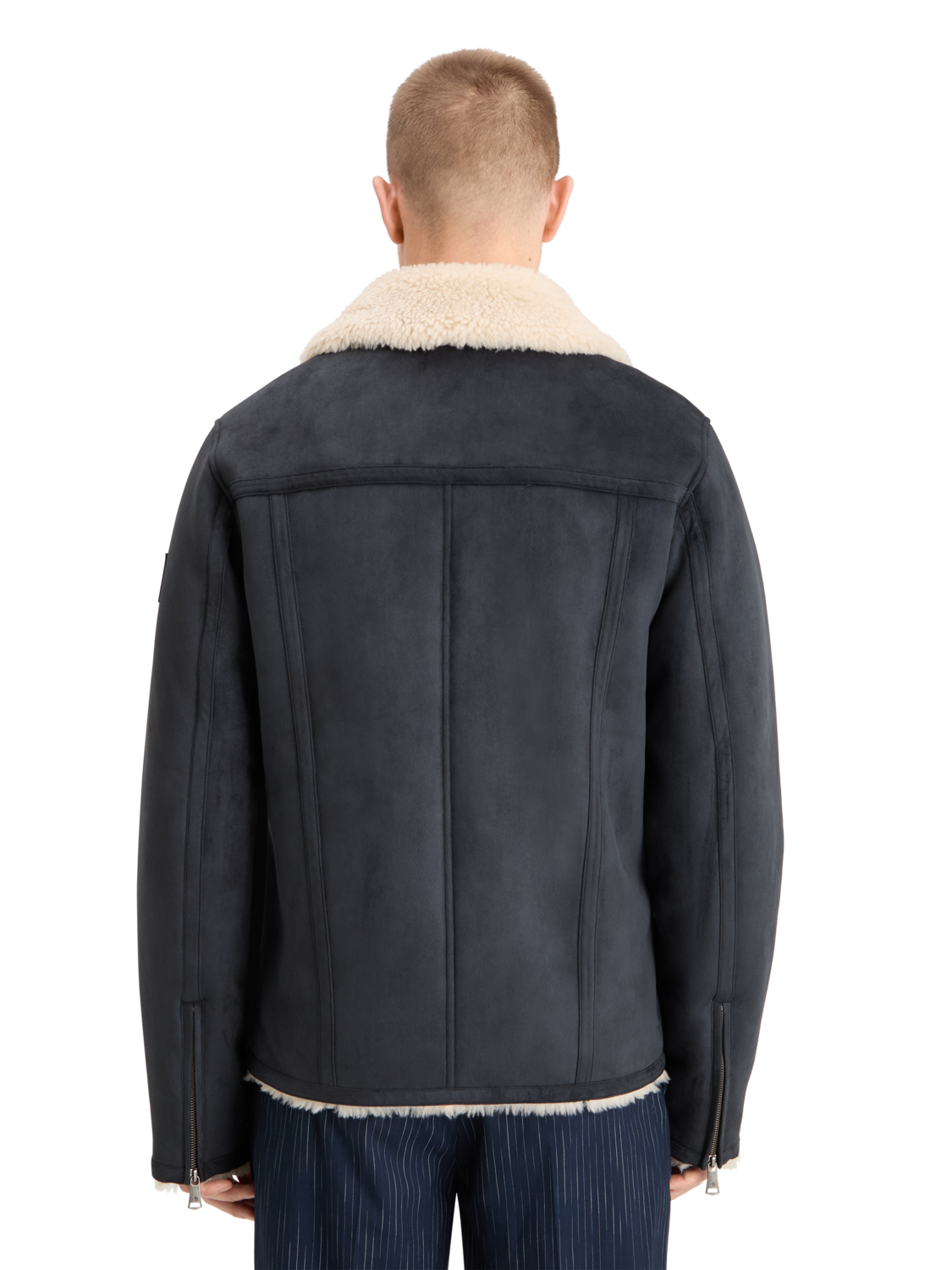 FAUX SHEERLING JACKET