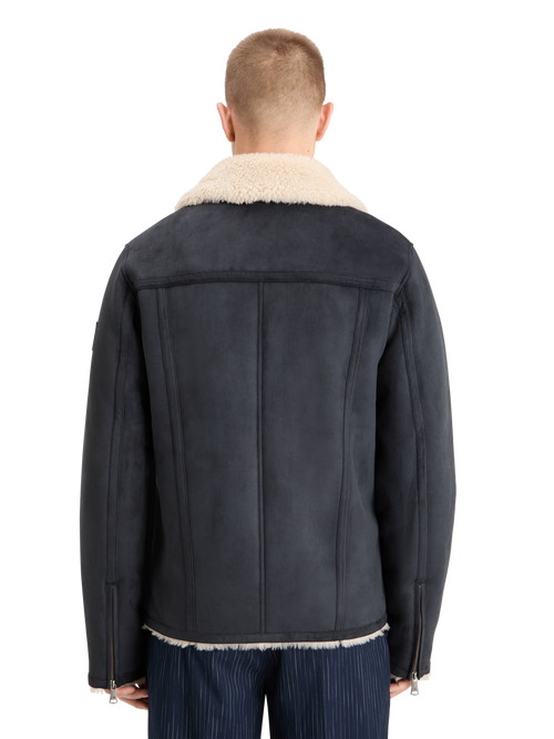 FAUX SHEERLING JACKET