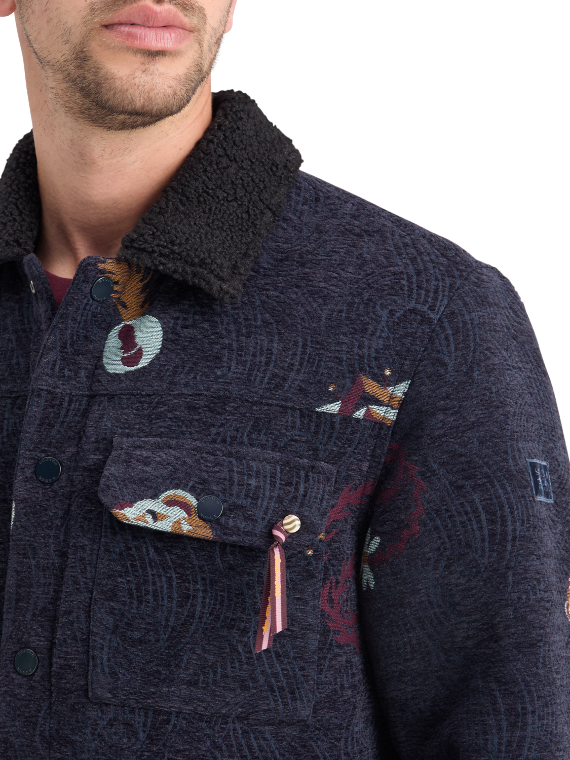 SWIRL POETRY JACQUARD TRUCKER