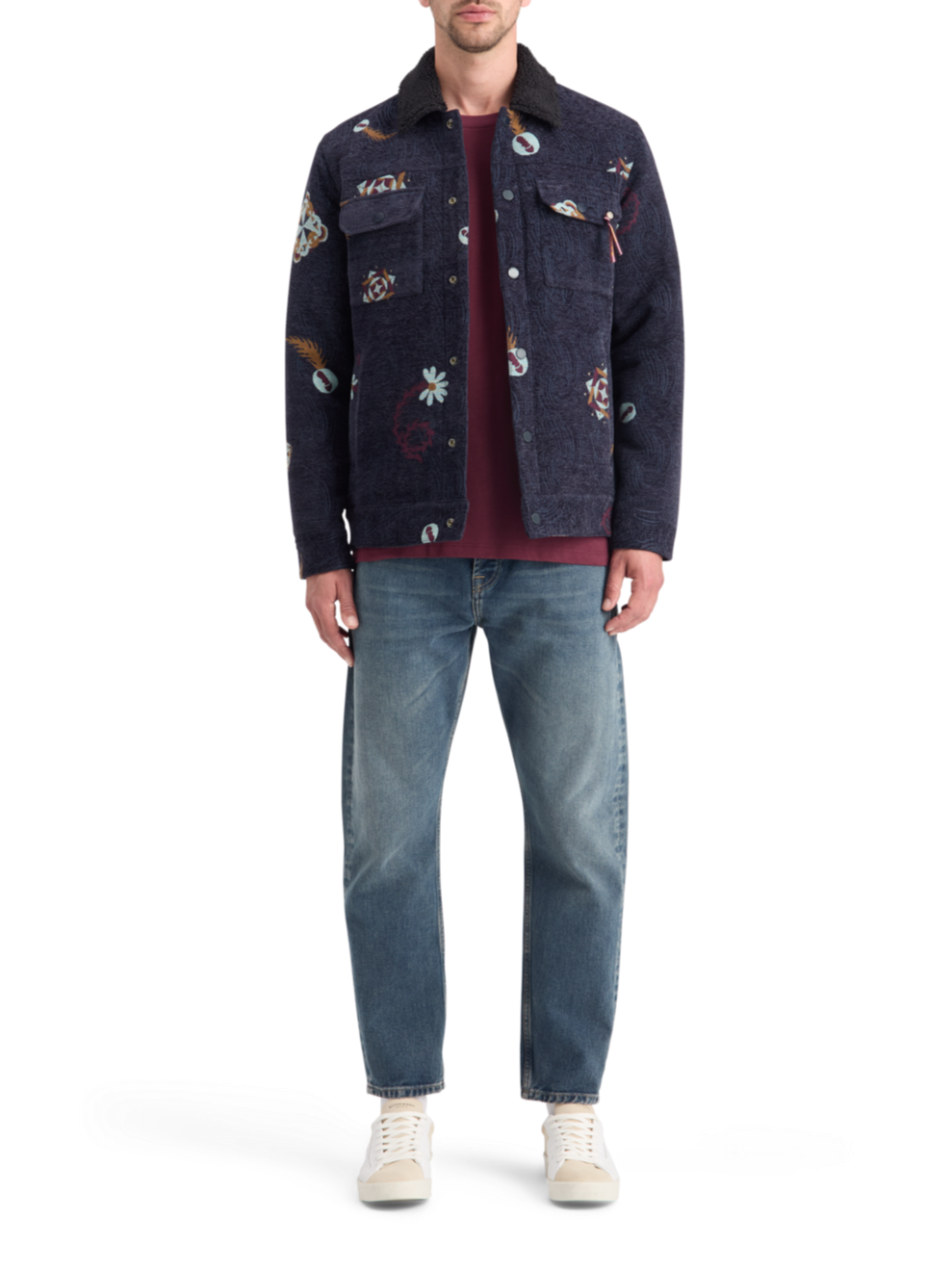 SWIRL POETRY JACQUARD TRUCKER