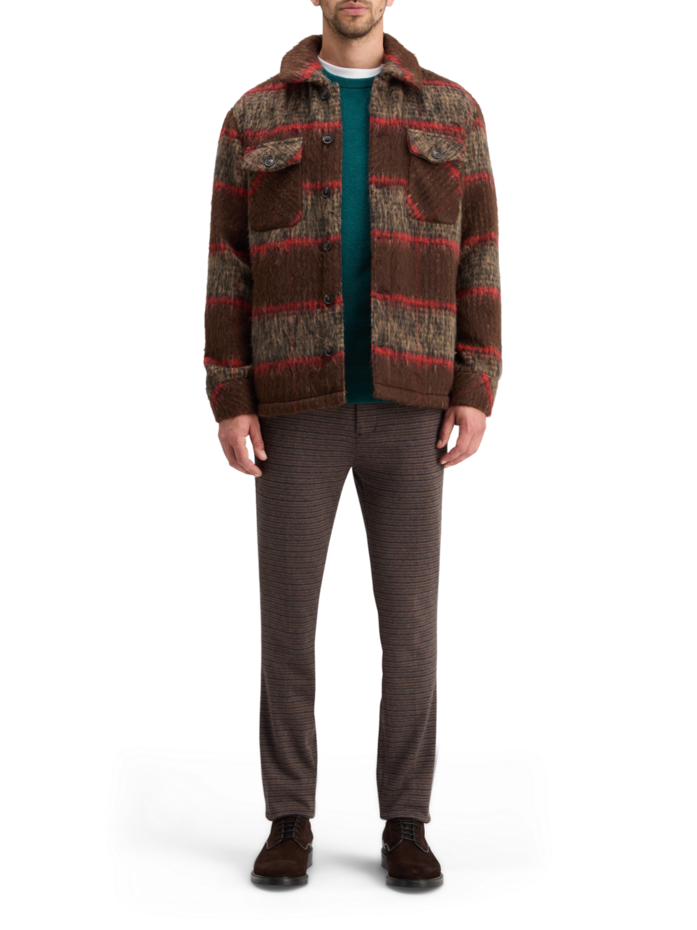 scotch and soda ウールジャケット BRUSHED WOOL BLEND OVERSHIRT – Scotch & Soda Amsterdam