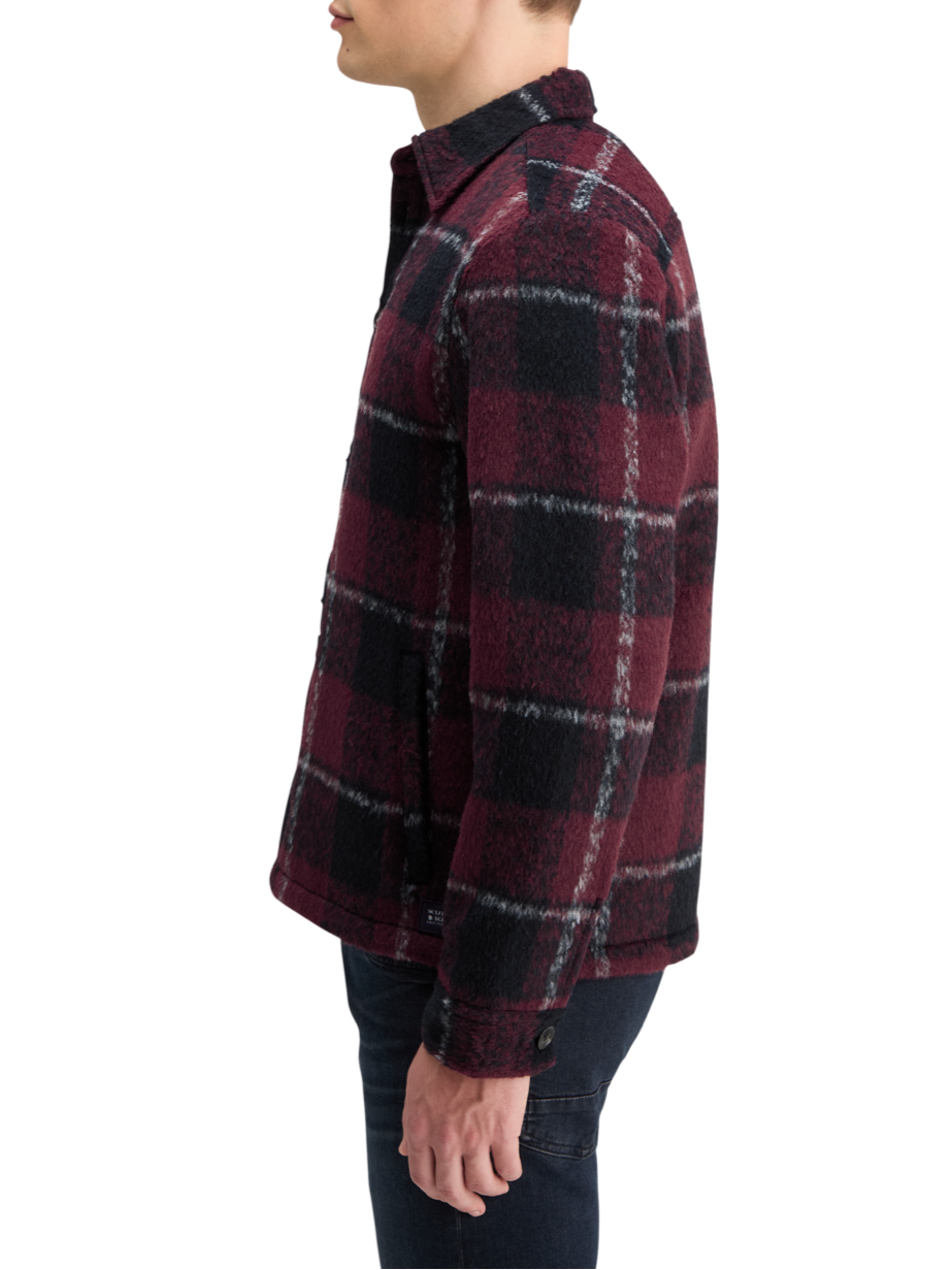 PADDED FLANNEL OVERSHIRT
