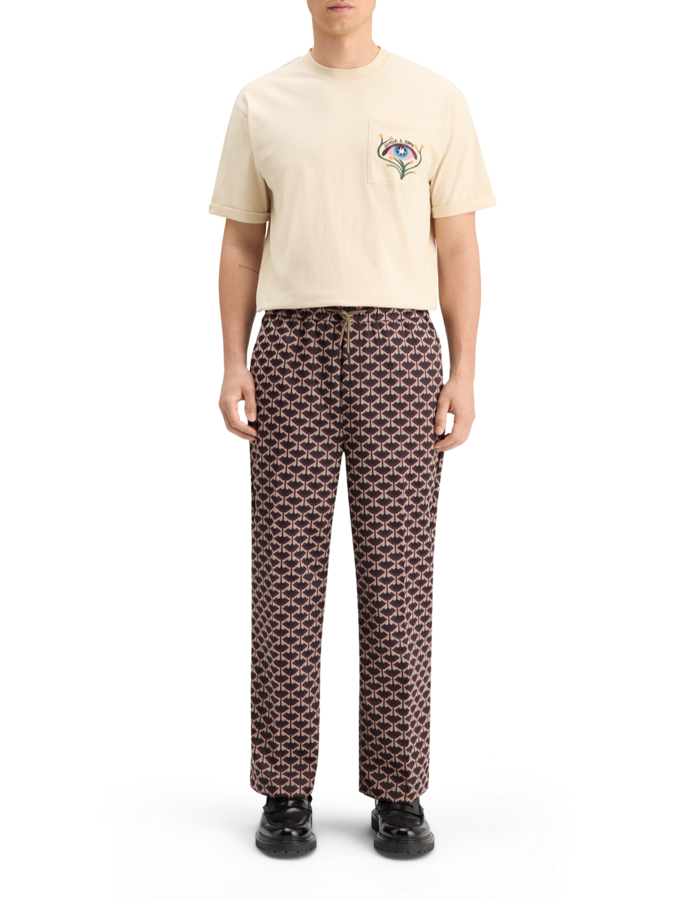 STRAIGHT FIT JACQUARD JOGGER
