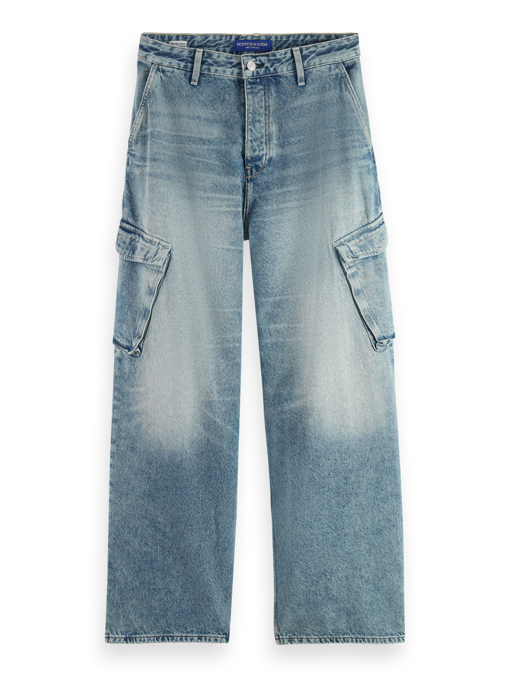THE DAZE WIDE LEG CARGO JEANS - ROLLING ROAD