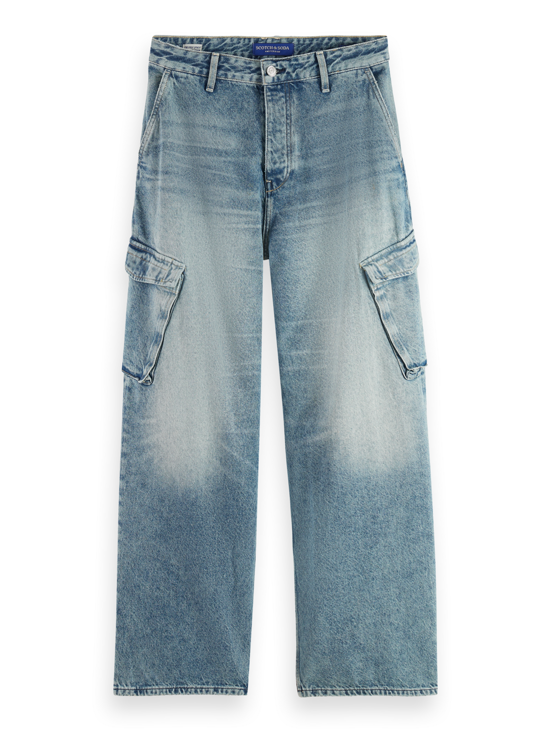 THE DAZE WIDE LEG CARGO JEANS - ROLLING ROAD