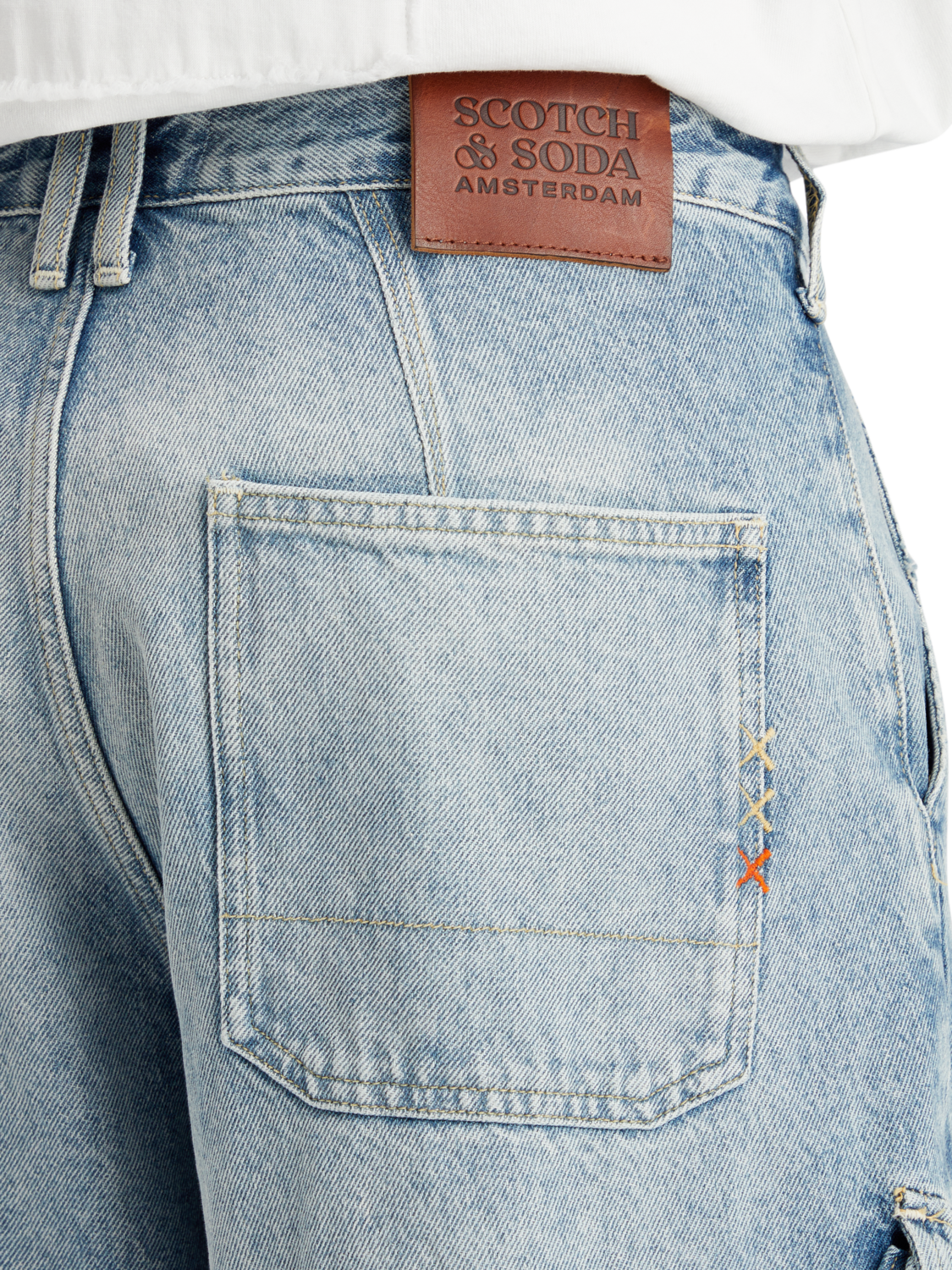 THE DAZE WIDE LEG CARGO JEANS - ROLLING ROAD