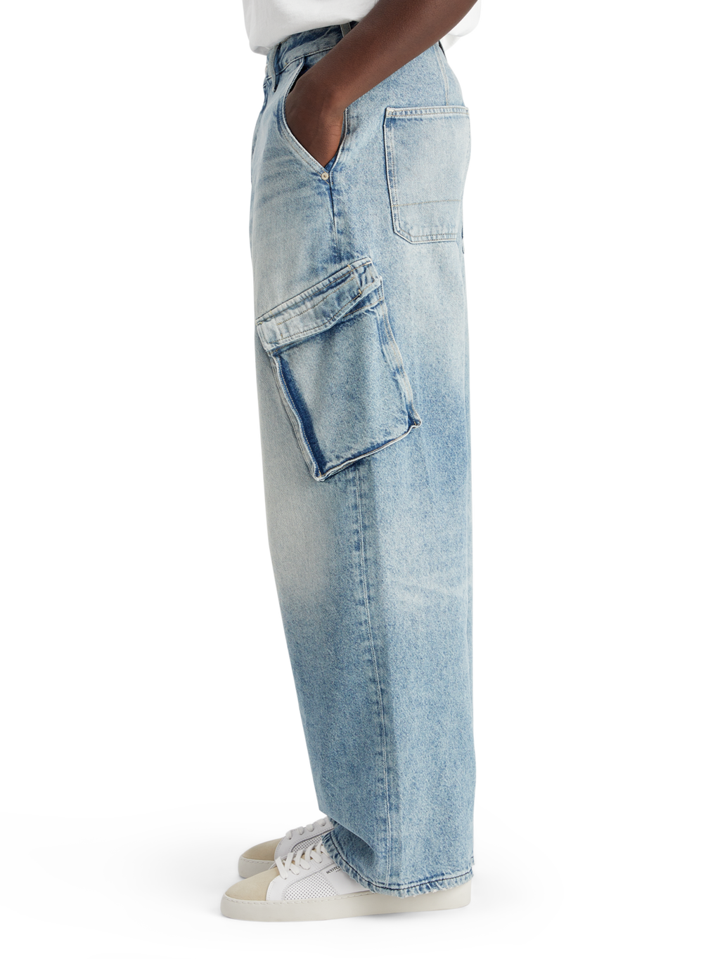 THE DAZE WIDE LEG CARGO JEANS - ROLLING ROAD