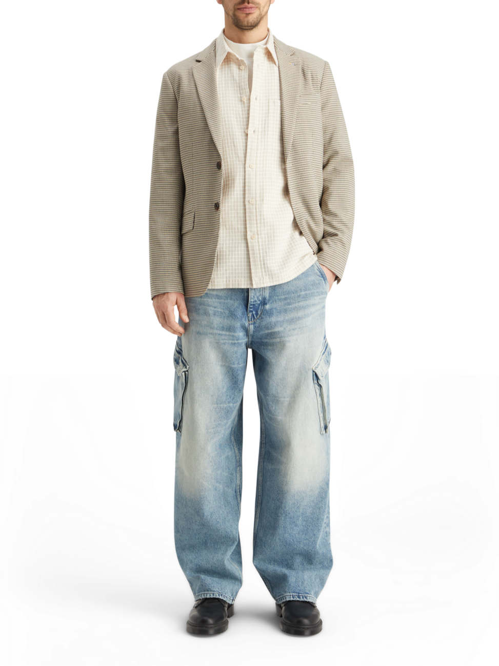 THE DAZE WIDE LEG CARGO JEANS - ROLLING ROAD
