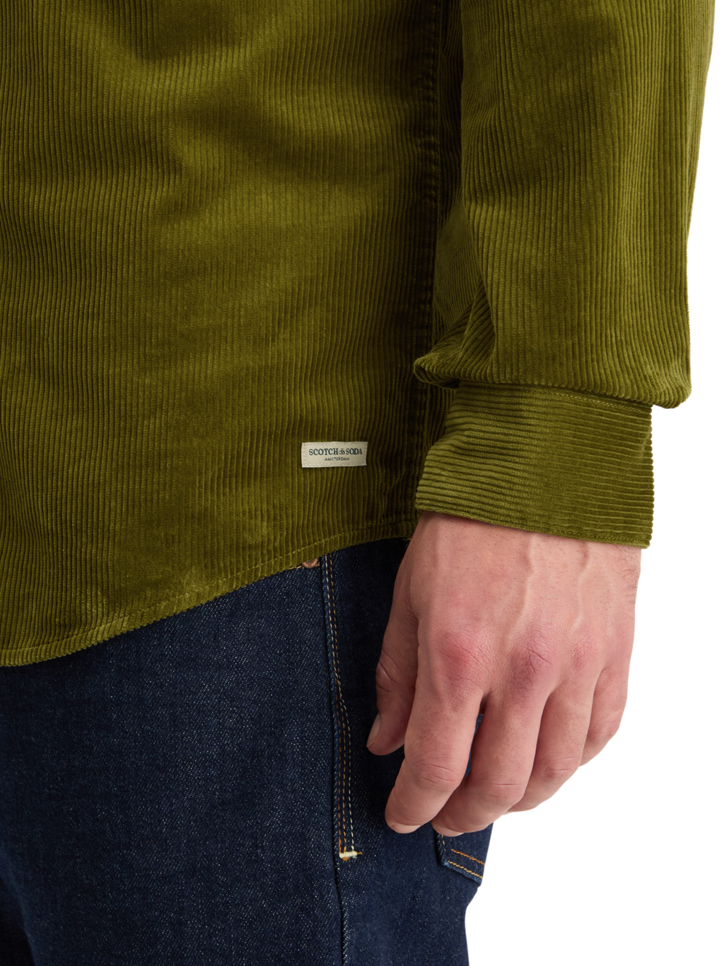 SOLID CORDUROY SHIRT