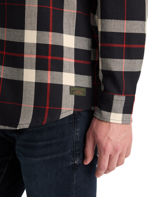 HERRINGBONE CHECK SHIRT