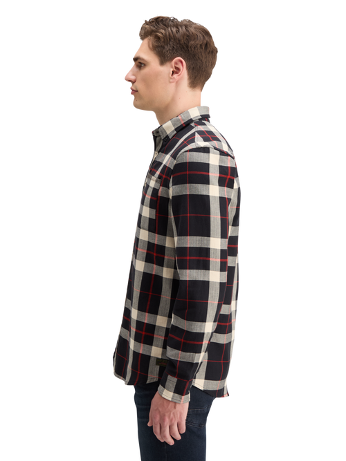 HERRINGBONE CHECK SHIRT