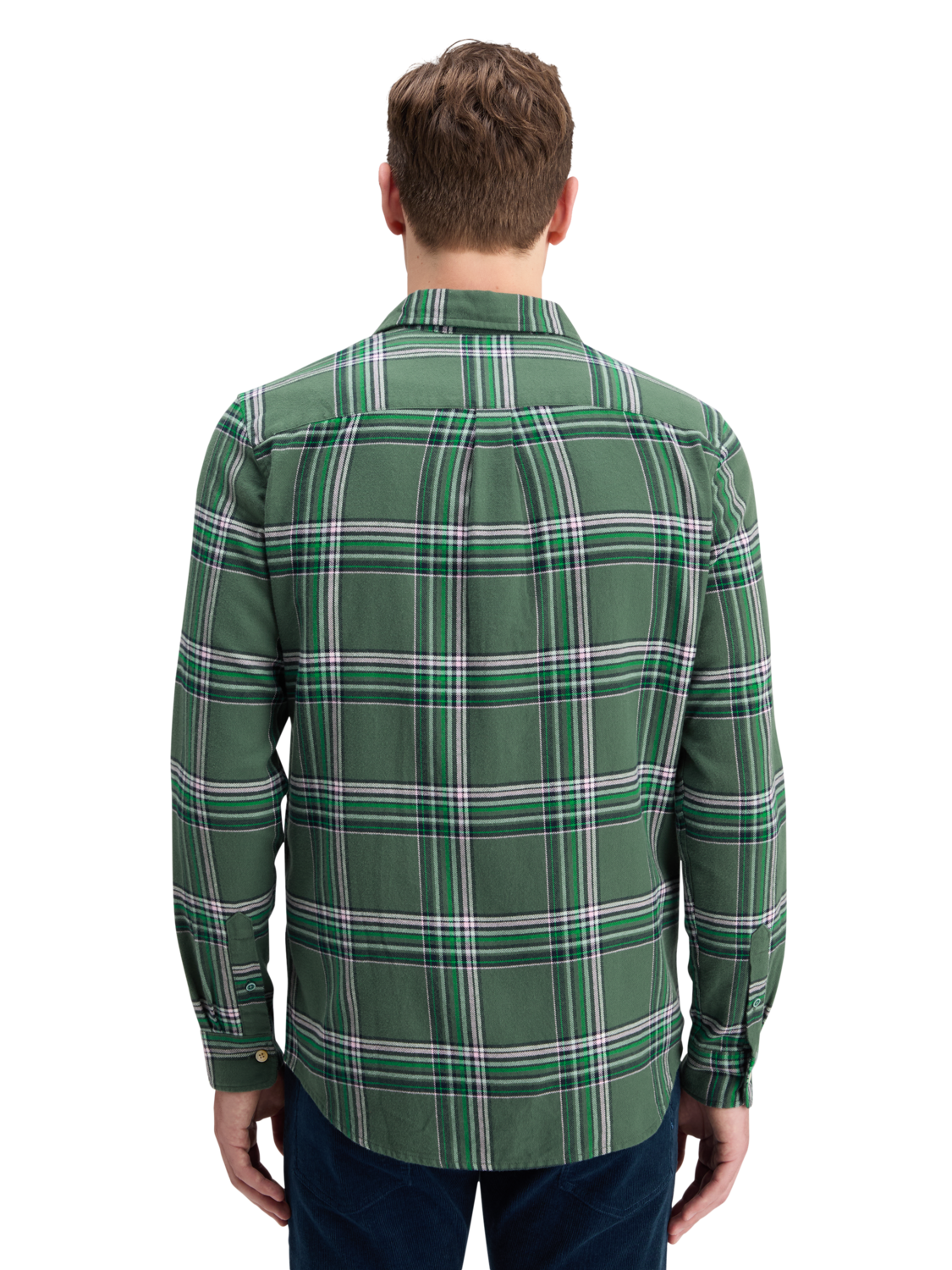 REGULAR FIT MULTICOLOURED FLANNEL CHECK SHIRT
