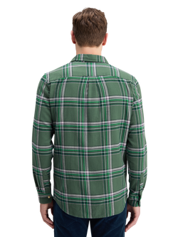 REGULAR FIT MULTICOLOURED FLANNEL CHECK SHIRT