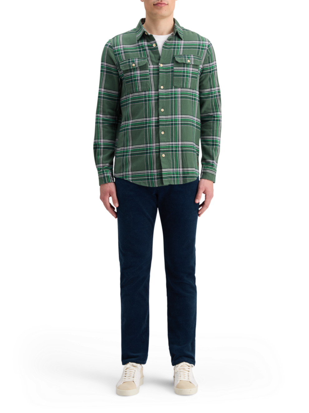 REGULAR FIT MULTICOLOURED FLANNEL CHECK SHIRT