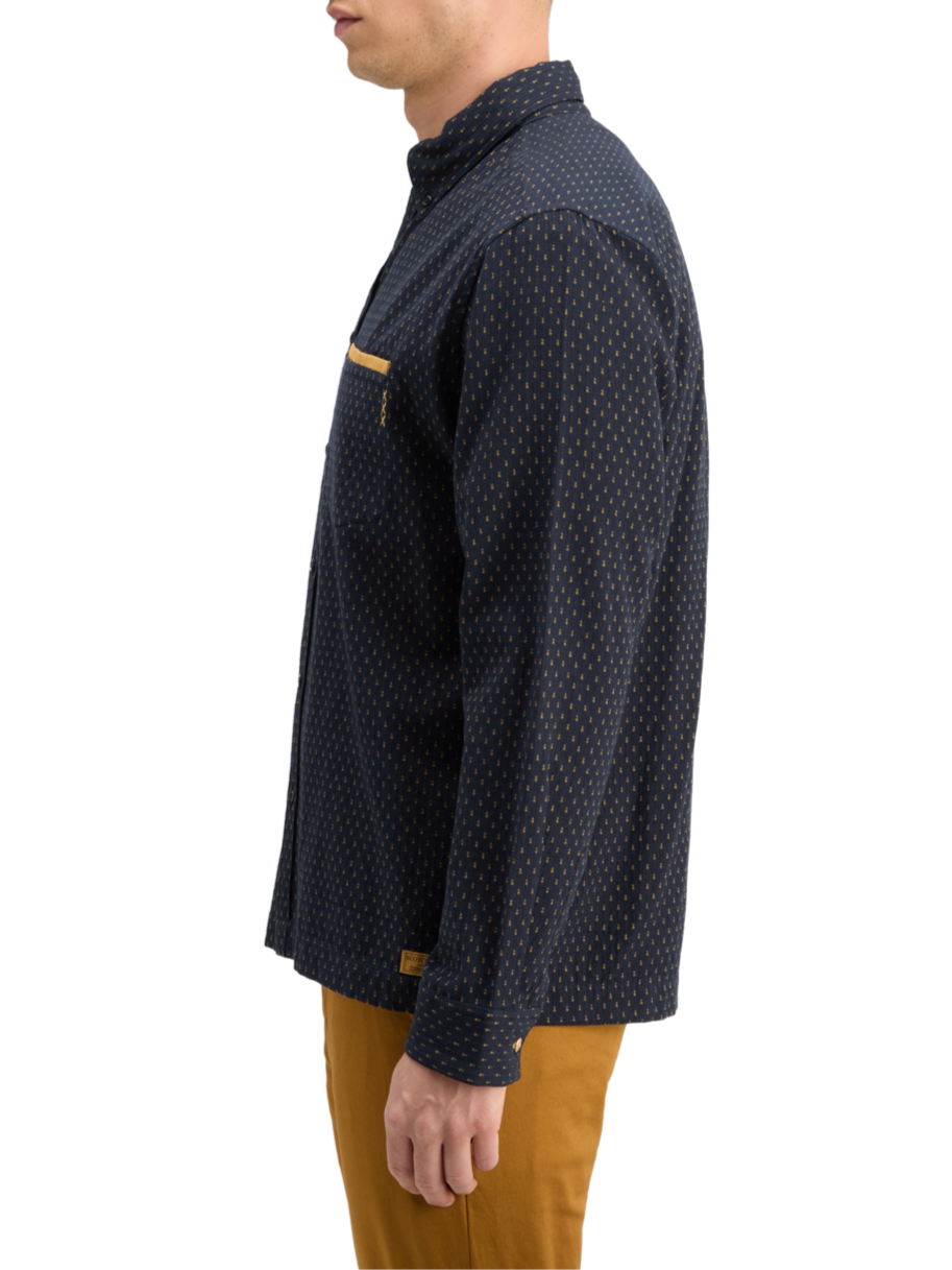 RELAXED FIT JACQUARD SHIRT